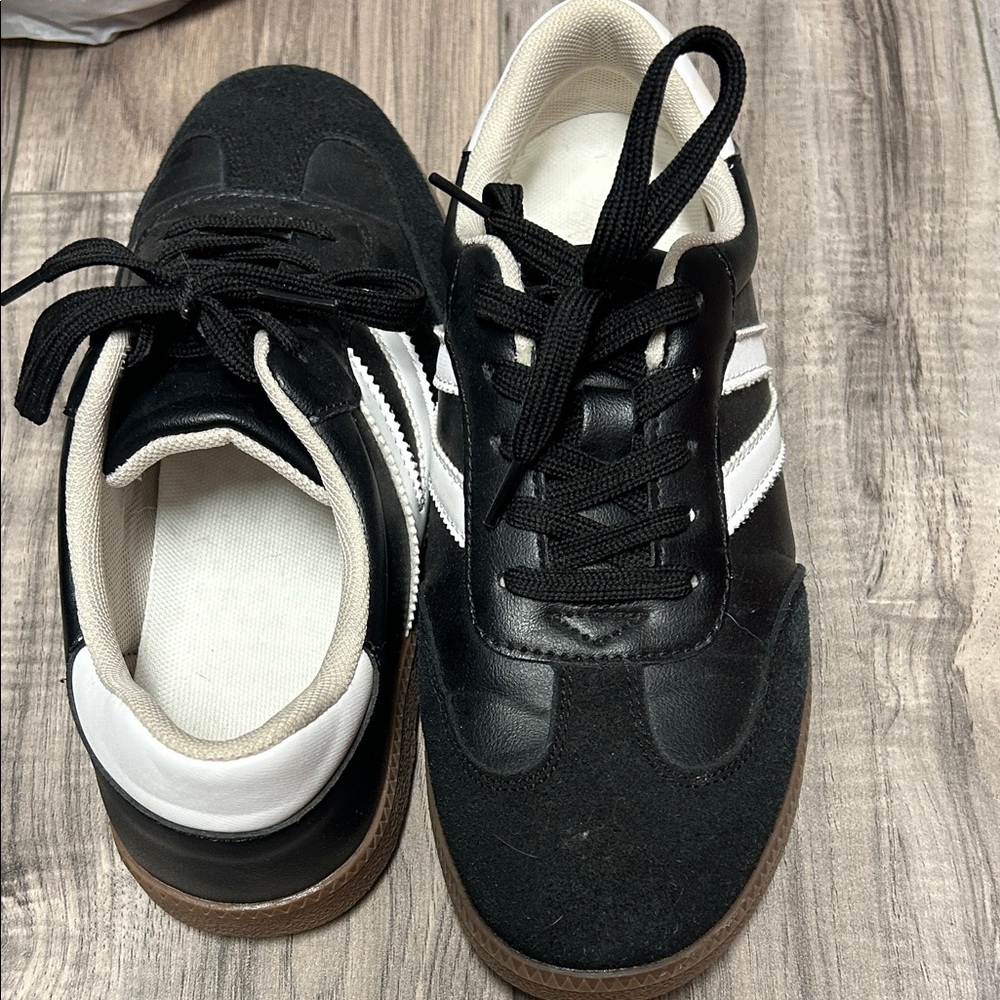 Black and White Sneakers